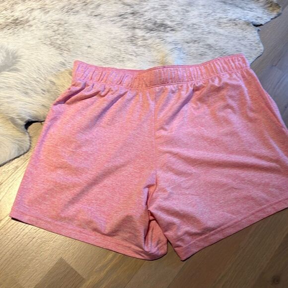 Pink Womens Athletic Shorts Zippered Pockets Size M - Picture 5 of 6